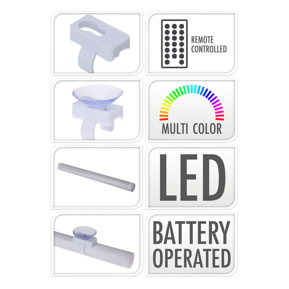 Rc led colohanging lichtbar