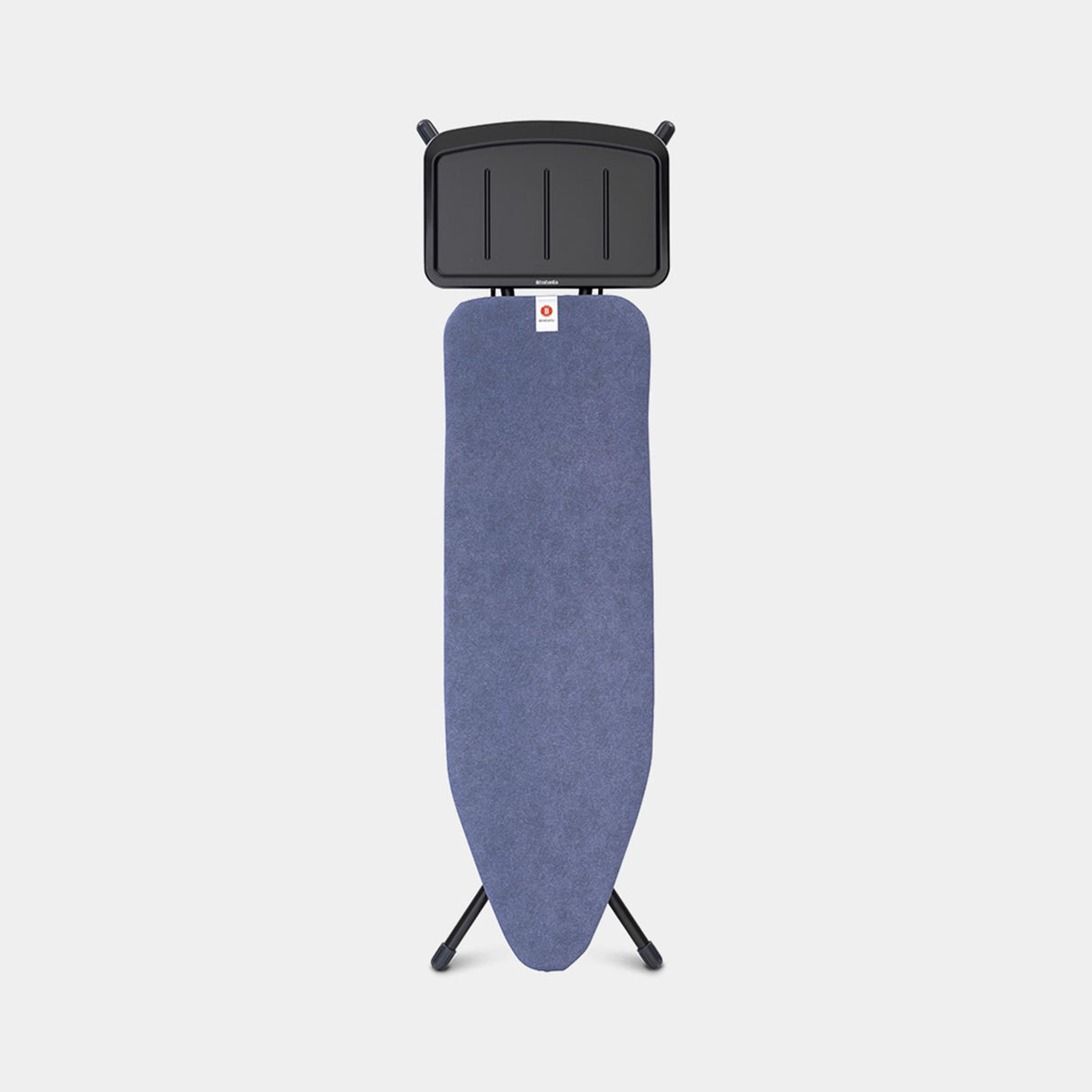 Brabantia strijkplank b 124x38cm denim blue met stoomunithouder