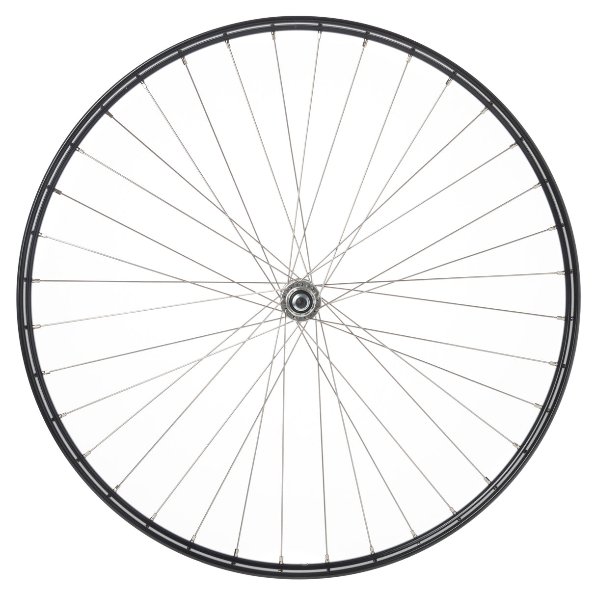 Cordo voorwiel 28 1 2 22-635 rvs spaak zwart zonder bies