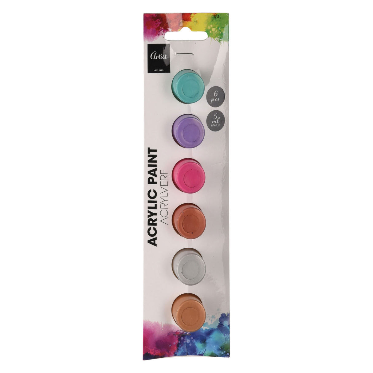 Acrylverfset 6 kleuren