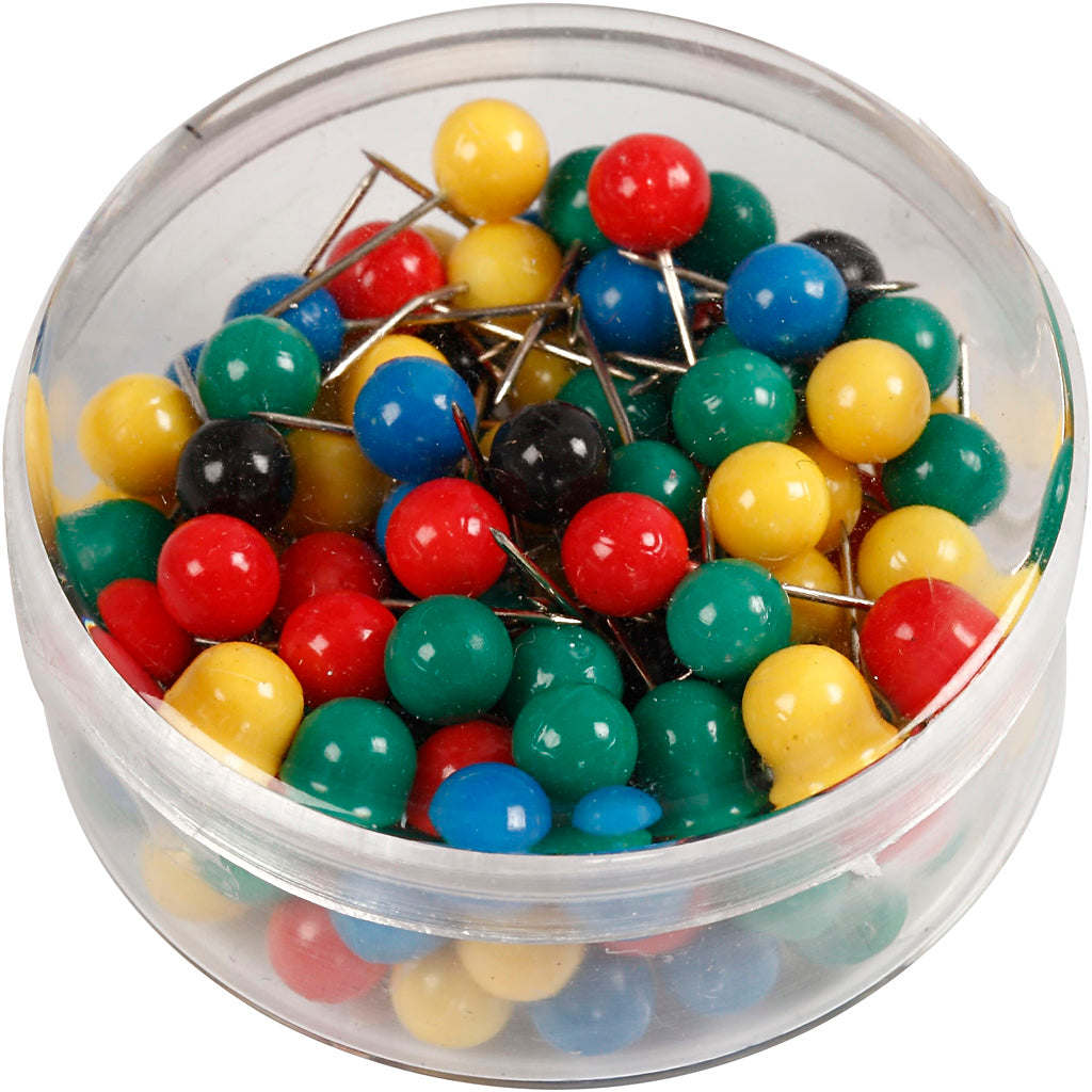 Http: www.cchobby.nl kaart-pinnen-l-17-mm-d-6-mm-diverse-kleuren-100-div-1-doos