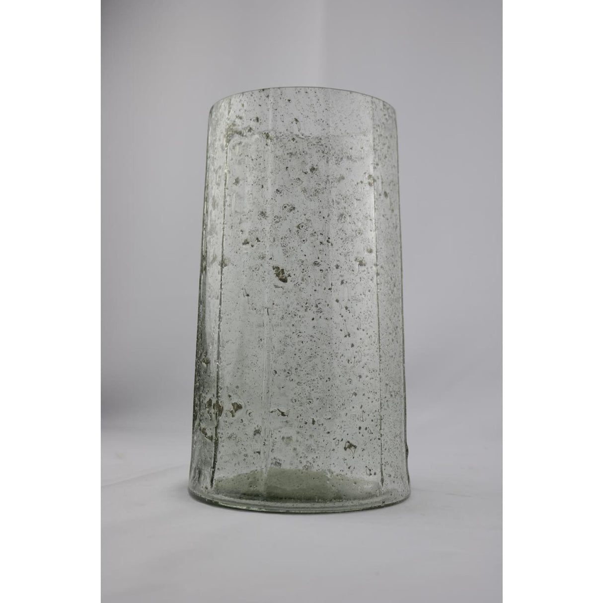 Mansion atmosphere vaas bubbel glas 16x16x27cm