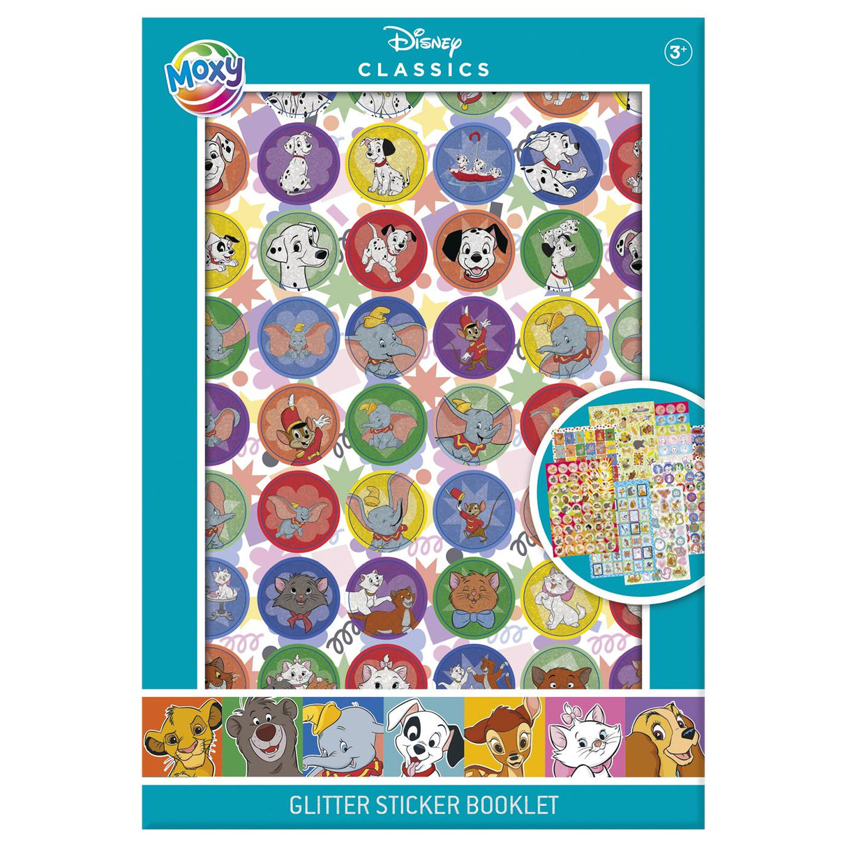 Moxy disney glitter sticker boek