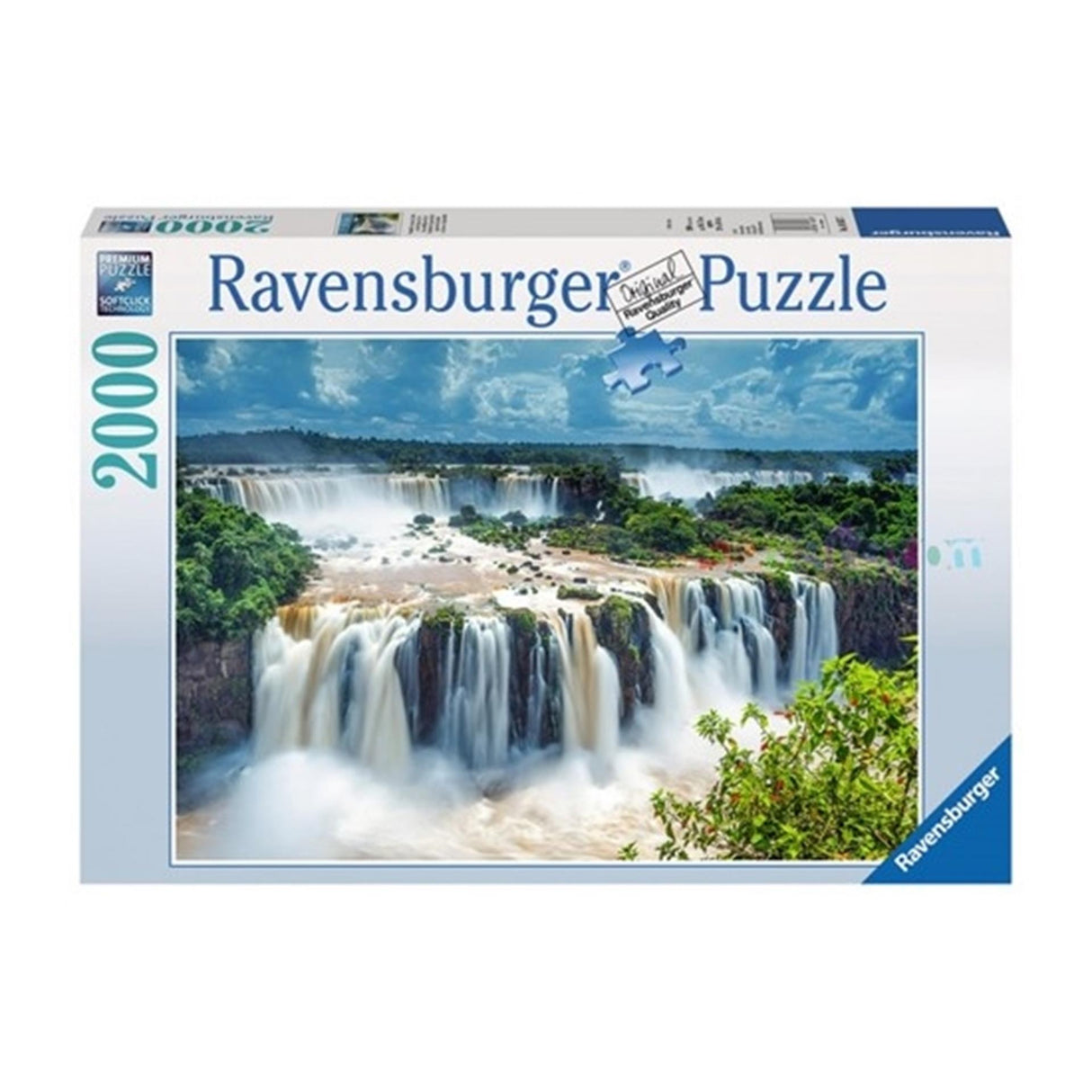 Ravensburger puzzel watervallen van iguazu, brazilië 2000stukjes