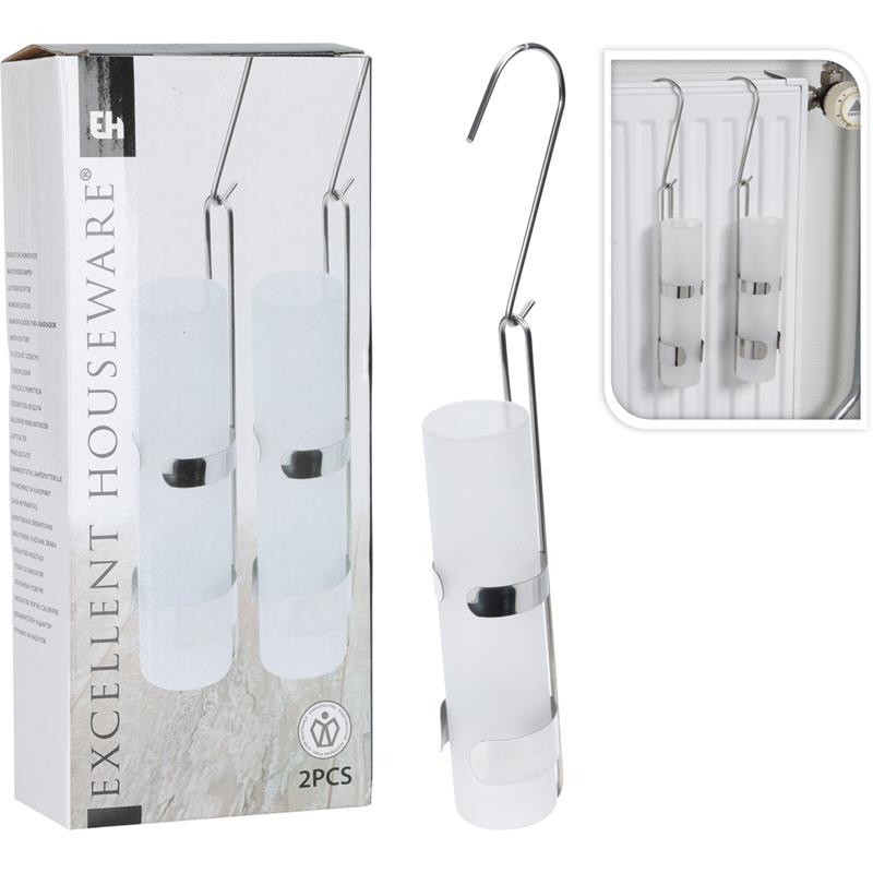 Excellent houseware waterverdamperset 2-delig glas