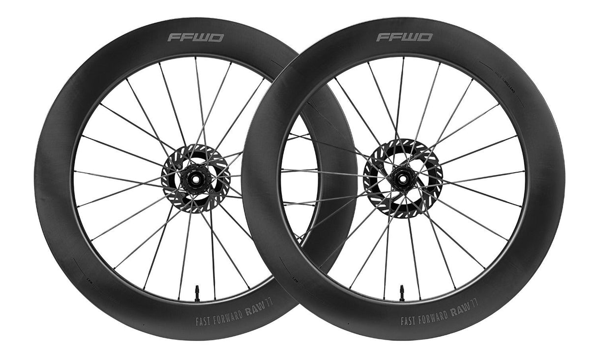 Sram ffwd wielset raw77 fcc 77mm 2:1 ceramicspeed 12sp xdr matt black