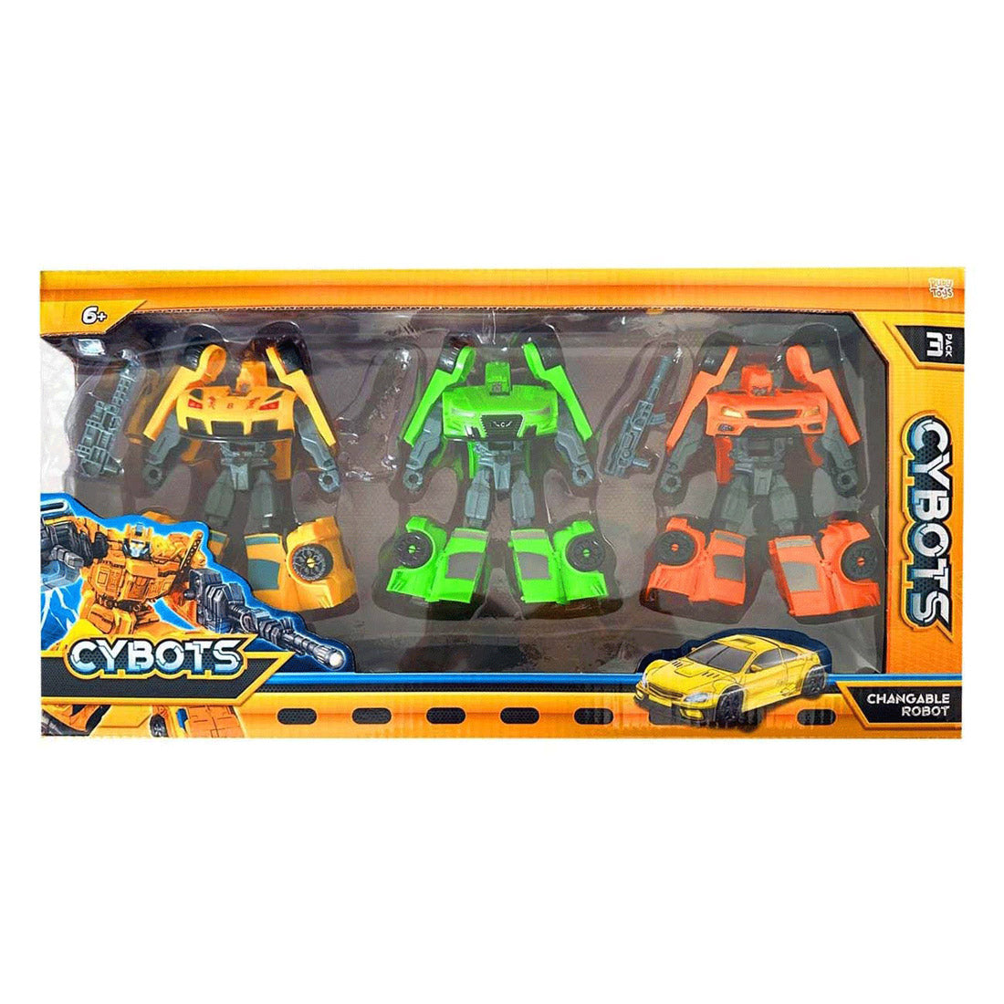 Cybots triple transformeer 3-pack
