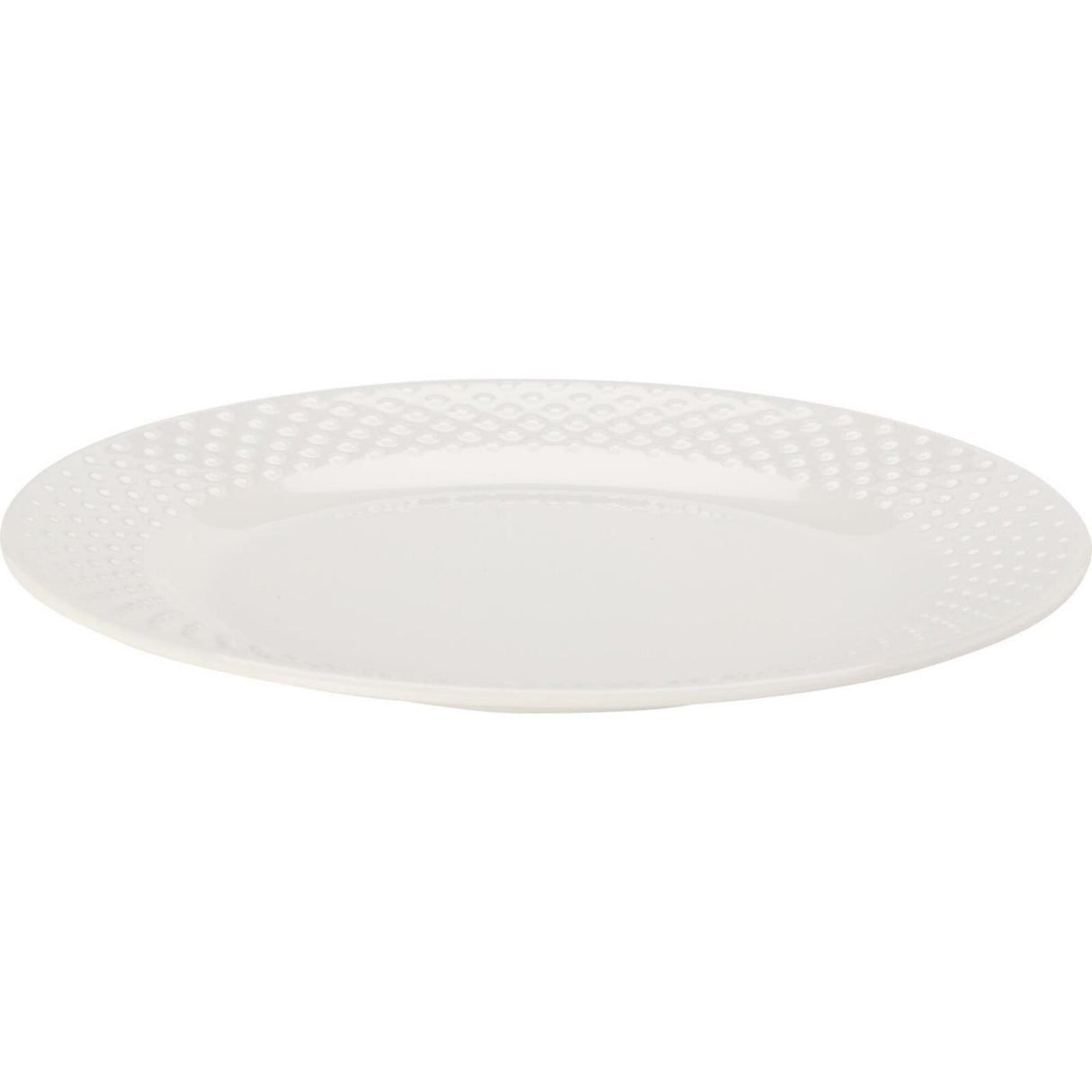 Excellent houseware bord melamine ø21cm wit
