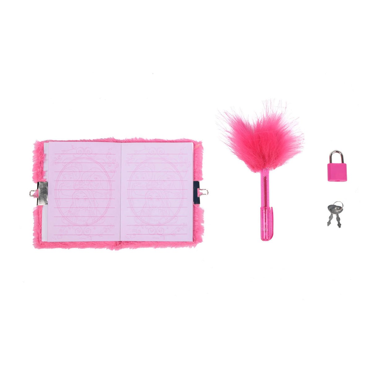 Canenco disney princess dagboek pluche met pen