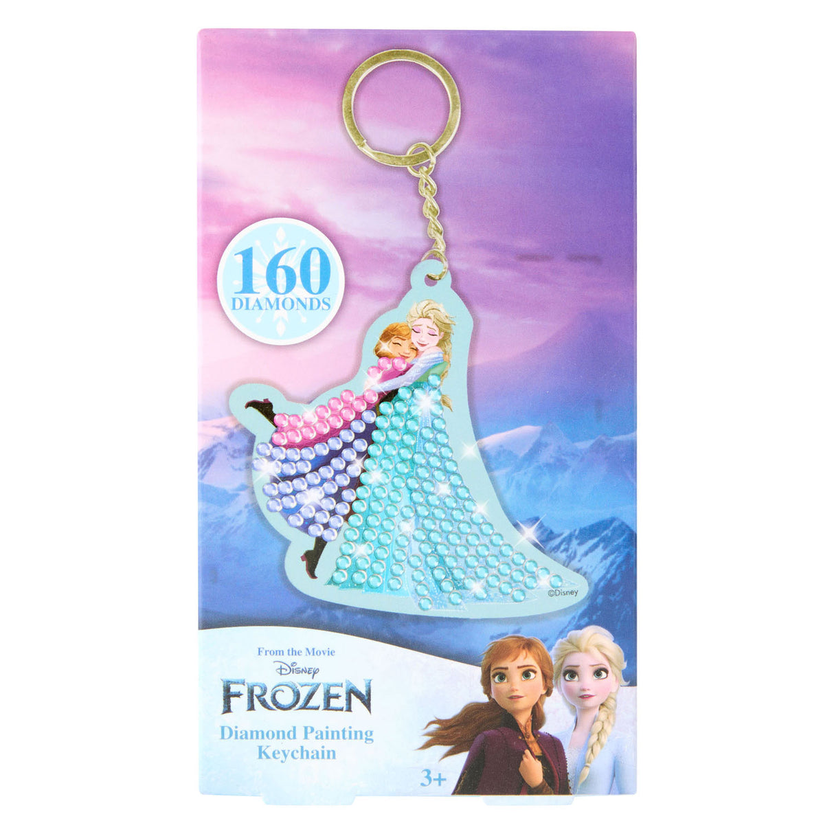 Canenco frozen diamant painting sleutelhanger