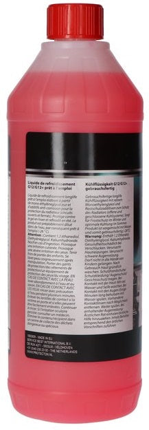 koelvloeistof G12 G12+ kant klaar 1 liter