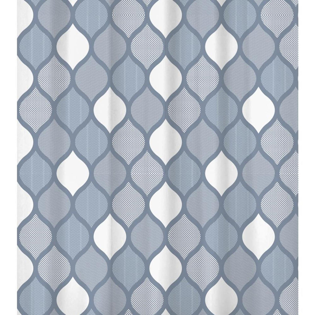 Dutch house douchegordijn brest blauw 180x200cm 100% polyester