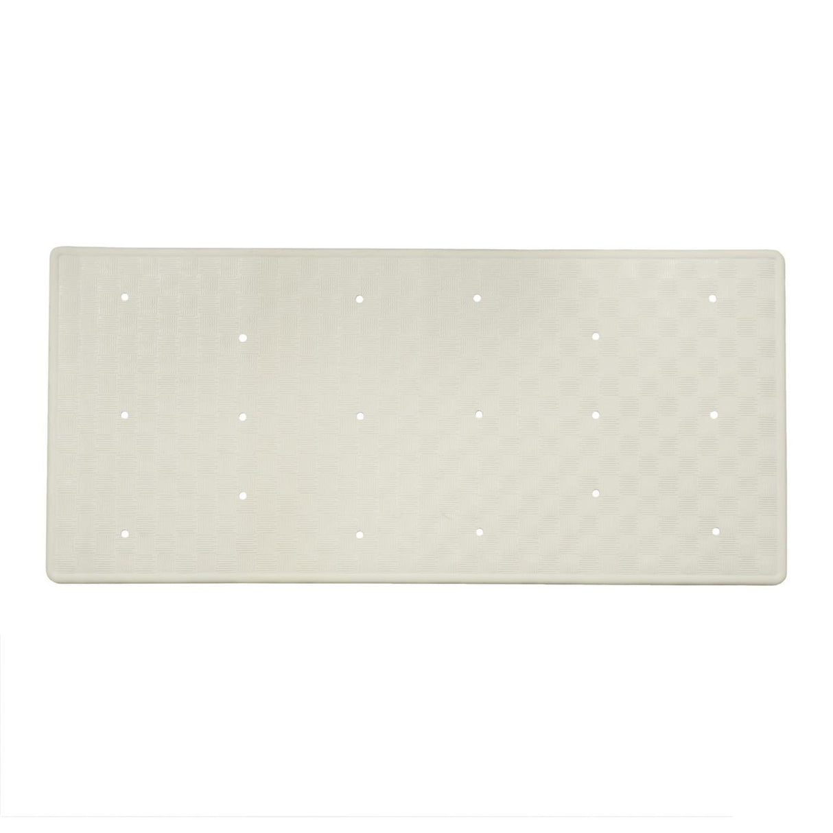 Dutch house badmat rubber 35x75cm wit