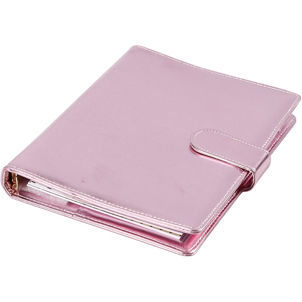 Creativ company http: www.cchobby.nl planner-bulletjournal-afm-19x23-5x4-cm-ringband-roze-1-stuk