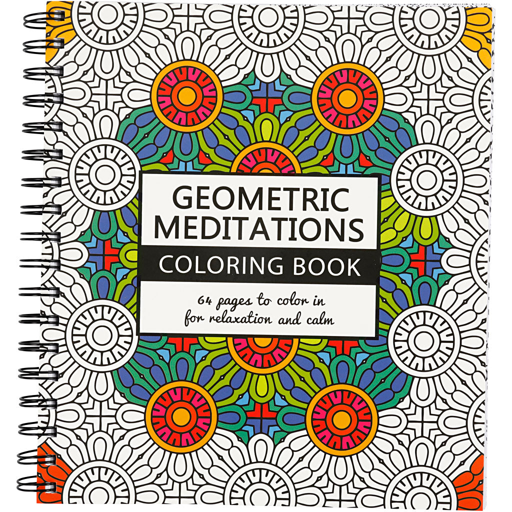 Creativ company http: www.cchobby.nl kleurboek-geometric-afm-19-5x23-cm-aantal-pagina-s-64-1-stuk