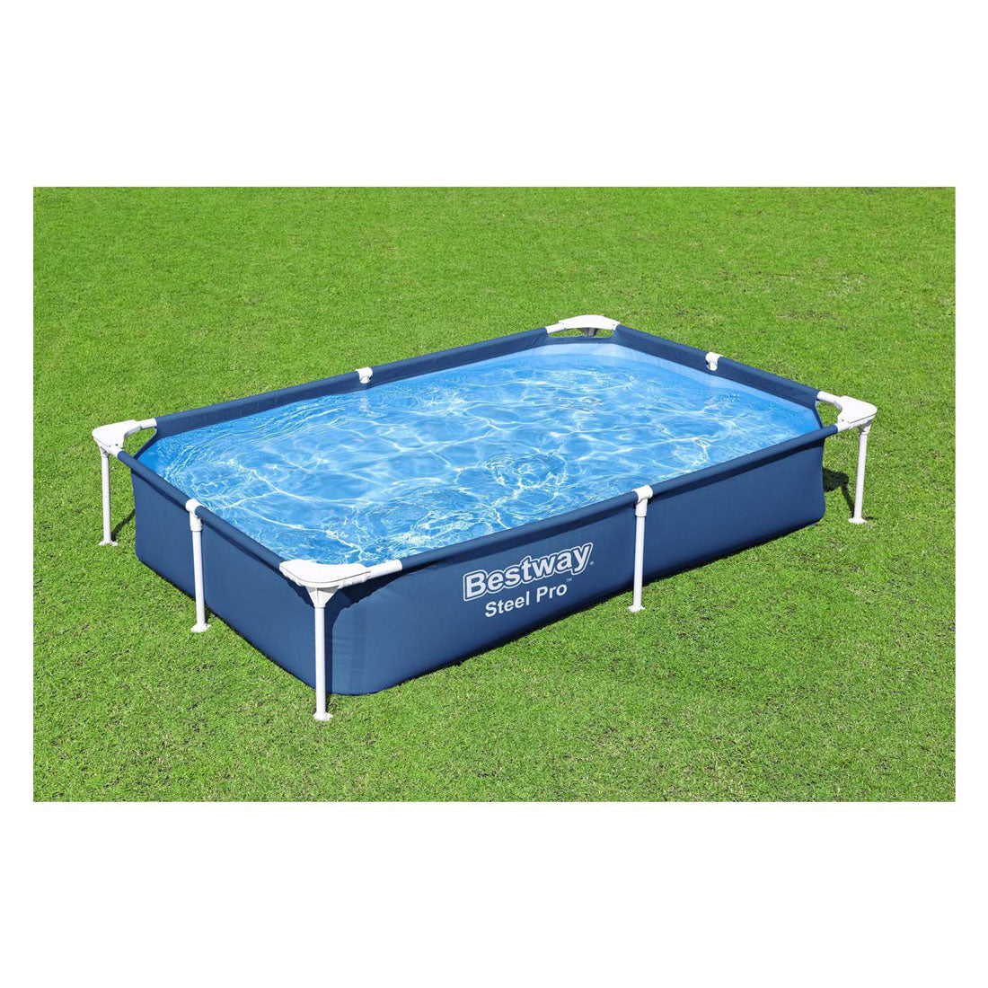 Bestway zwembad steel pro rechthoek, 221cm