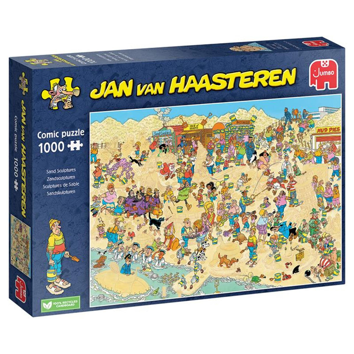 Jumbo jan van haasteren puzzel zandsculpturen 1000pcs