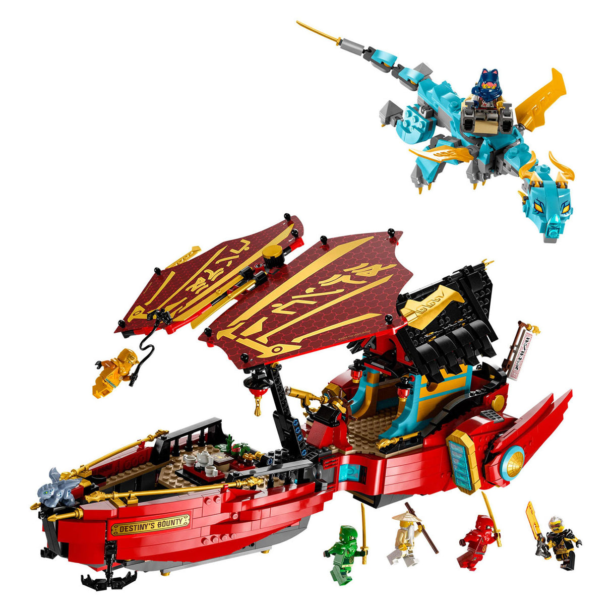 Lego LEGO Ninjago 71797 Destiny's Bounty - Race Tegen De Klok