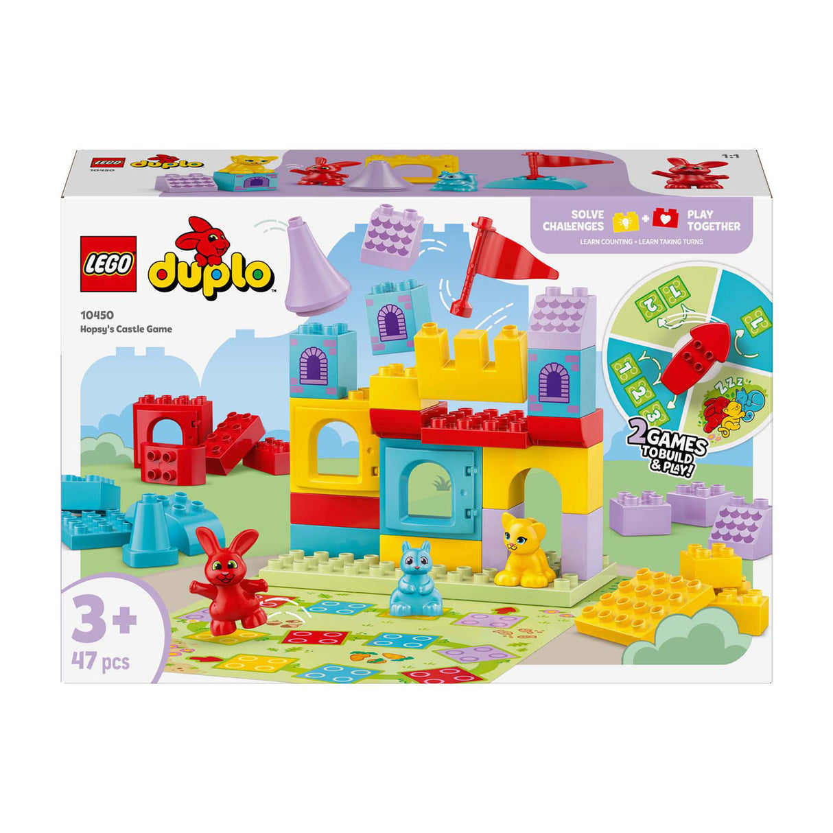 Lego duplo hopsy's kasteelspel educatief speelgoed bordspel - 10450