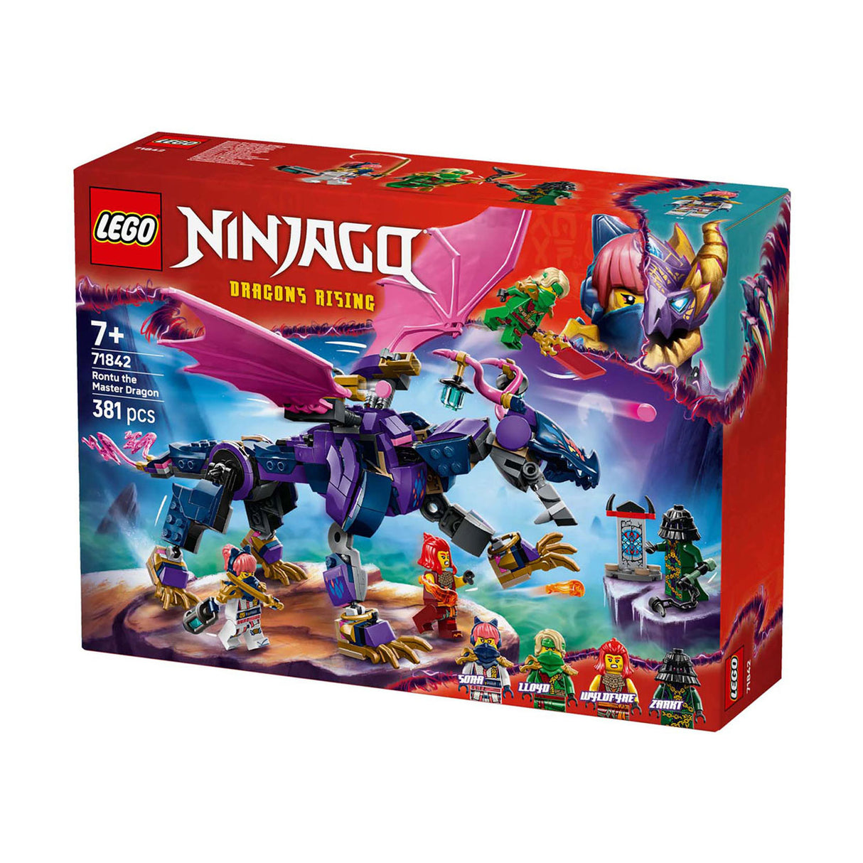 Lego ® ninjago® rontu de meesterdraak speelgoedset - 71842