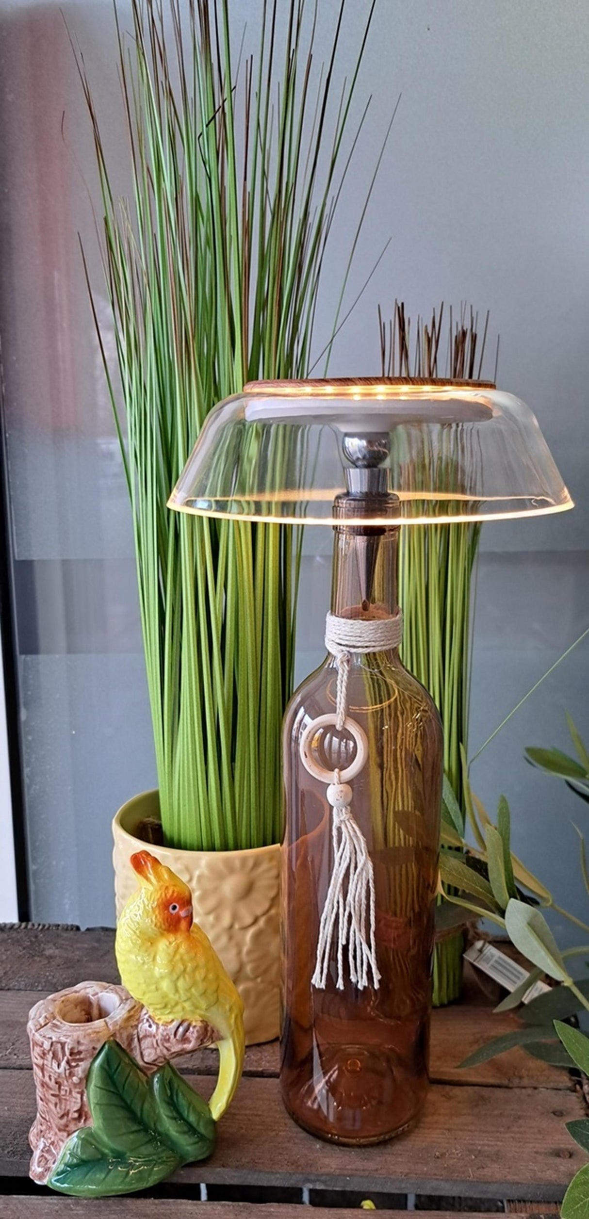Mansion atmosphere oplaadbare led tafellamp ã˜16,5xh33,5cm