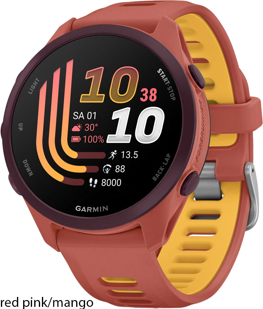 Garmin forerunner 170 music - gps multisport smartwatch | teal green lemon
