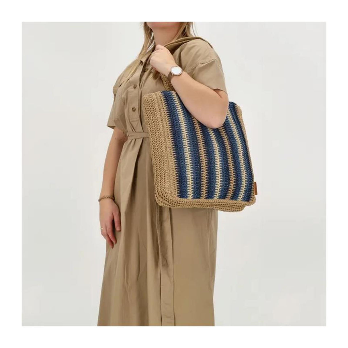 Pe-florence natural life shopper blauw