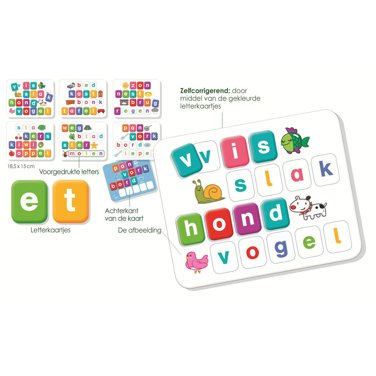 Jumbo ik leer woordjes, verschillende moeilijkheidsgraden, vanaf 4 jaar
