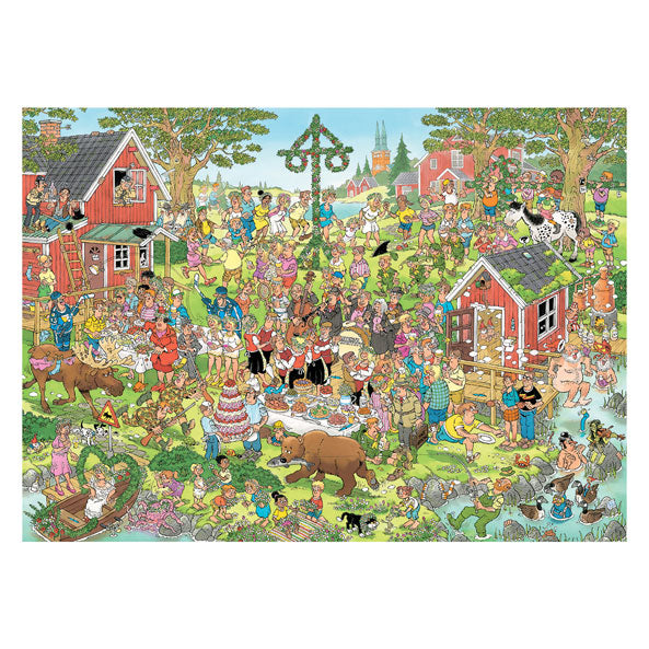 Jumbo jan van haasteren legpuzzel - midzomer festival, 1000st.