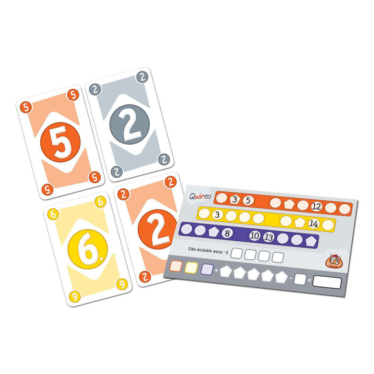 White goblin games qwinto het kaartspel