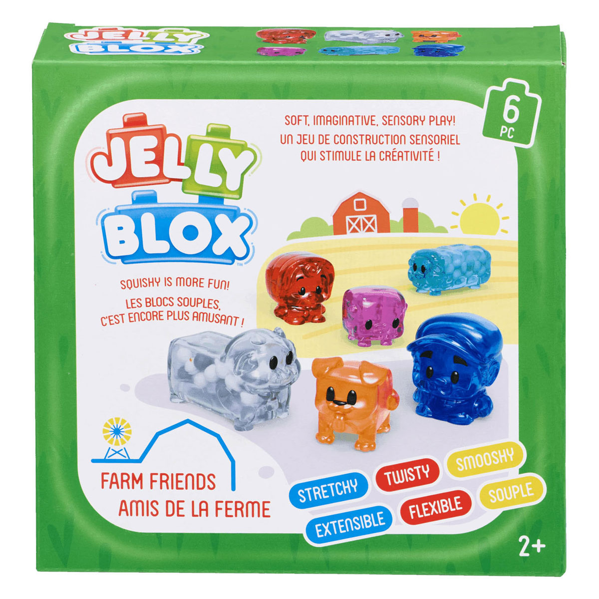 Goliath jelly blox - boerderijdieren - 6dlg.