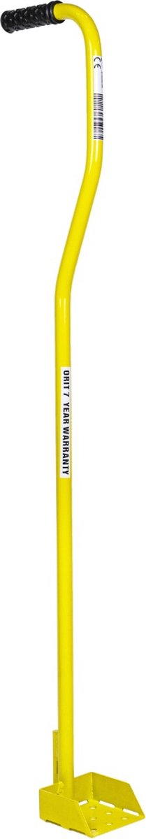 Orit - putschep - gebogen steel - 11x11x110 cm - gepoedercoat - hoogwaardige kwaliteit