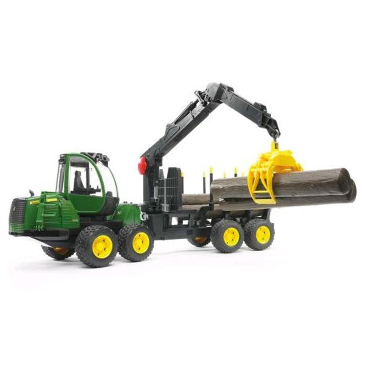 Bruder tractor john deere 1210e met boomstamgrijper