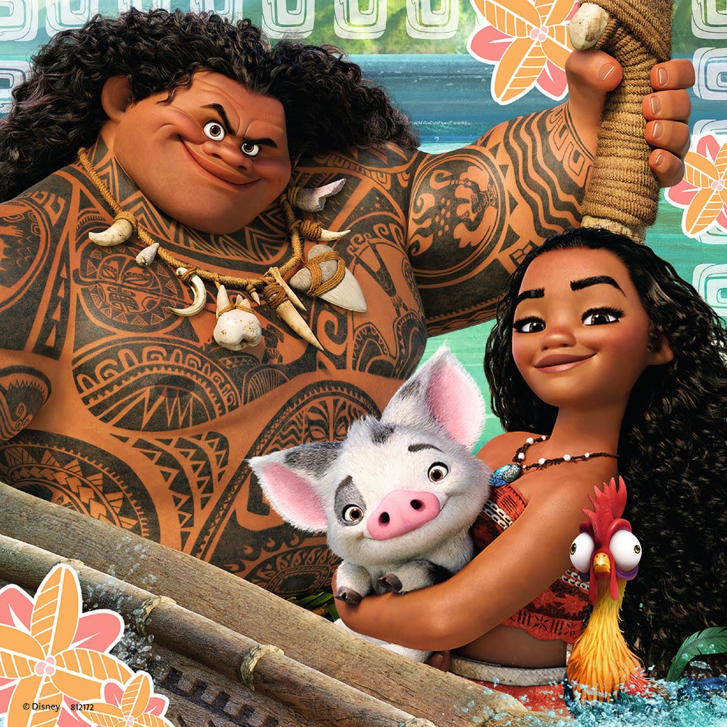 Ravensburger disney vaiana's ontdekkingsreis, 3x49st.