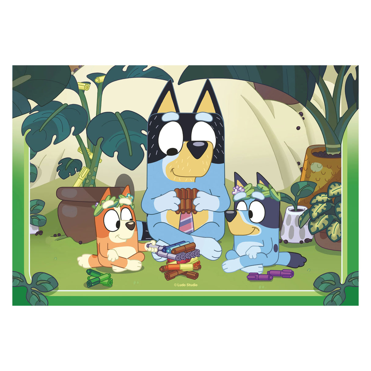 Ravensburger puzzel bluey 2x24 stukjes