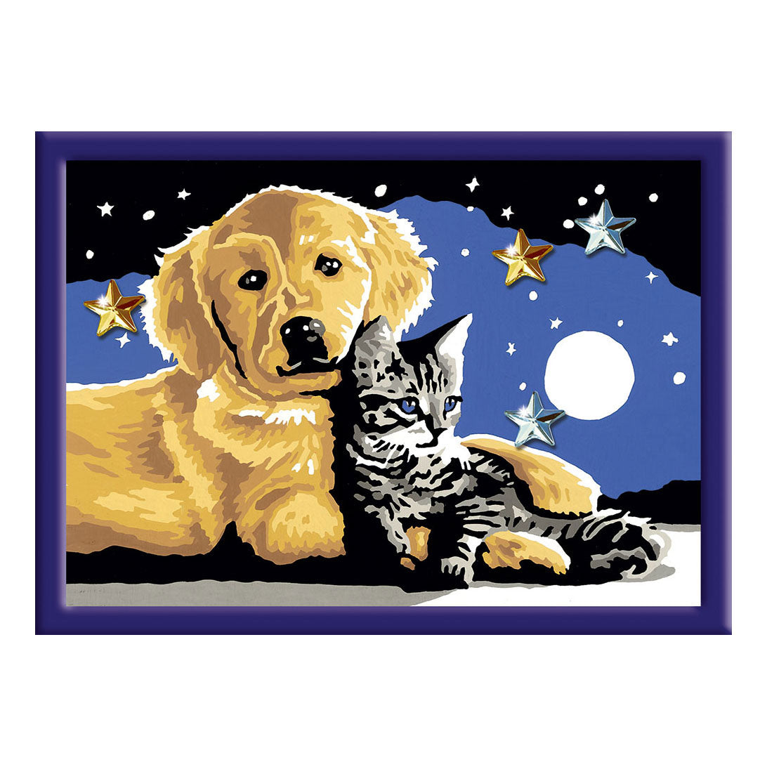 Ravensburger creart stargazing sweetness - schilderen op nummer voor kinderen