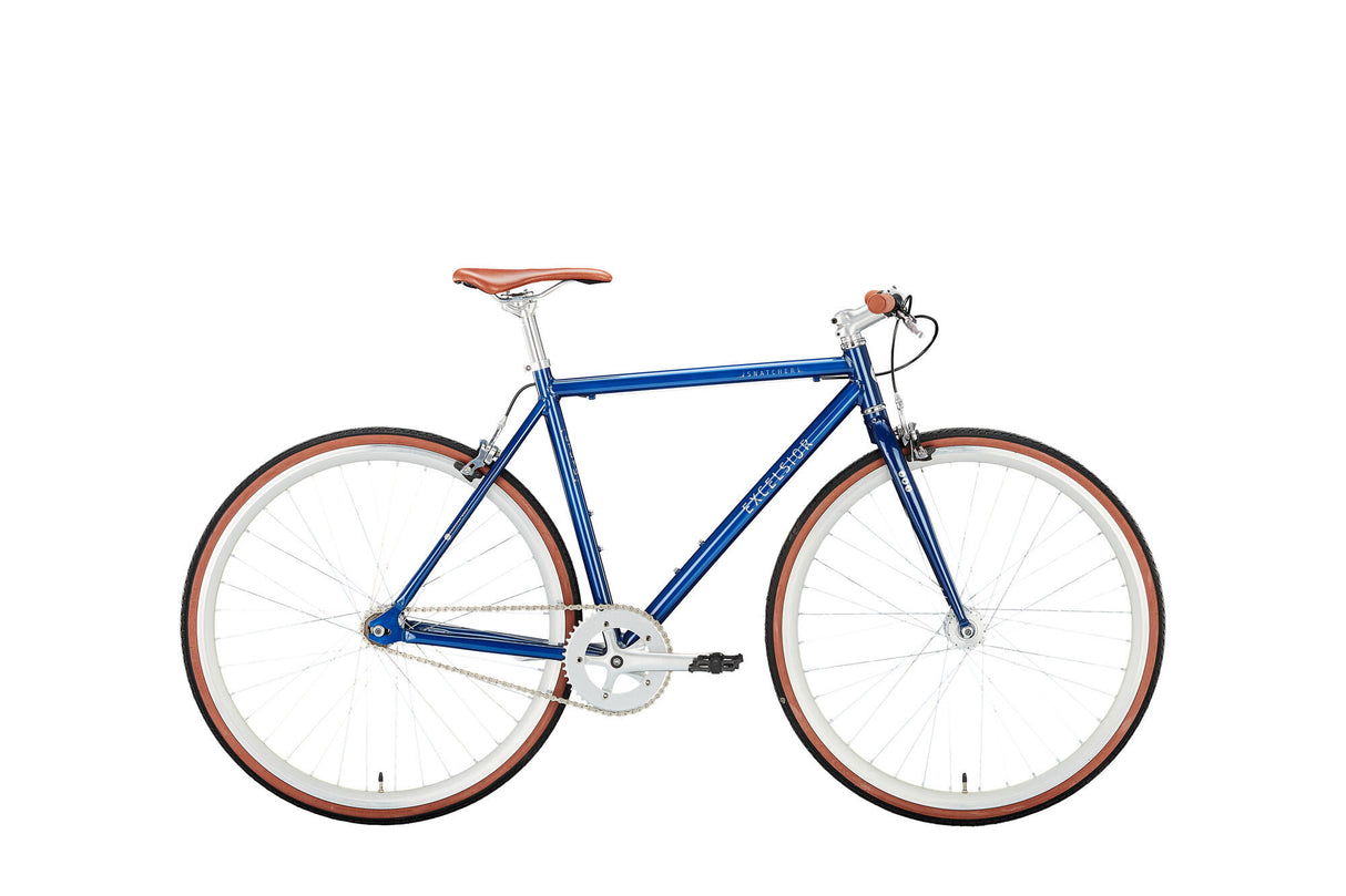 Excelsior singlespeed snatcher (#1) bike excels. snatcher 28 53 diam.1sp blue