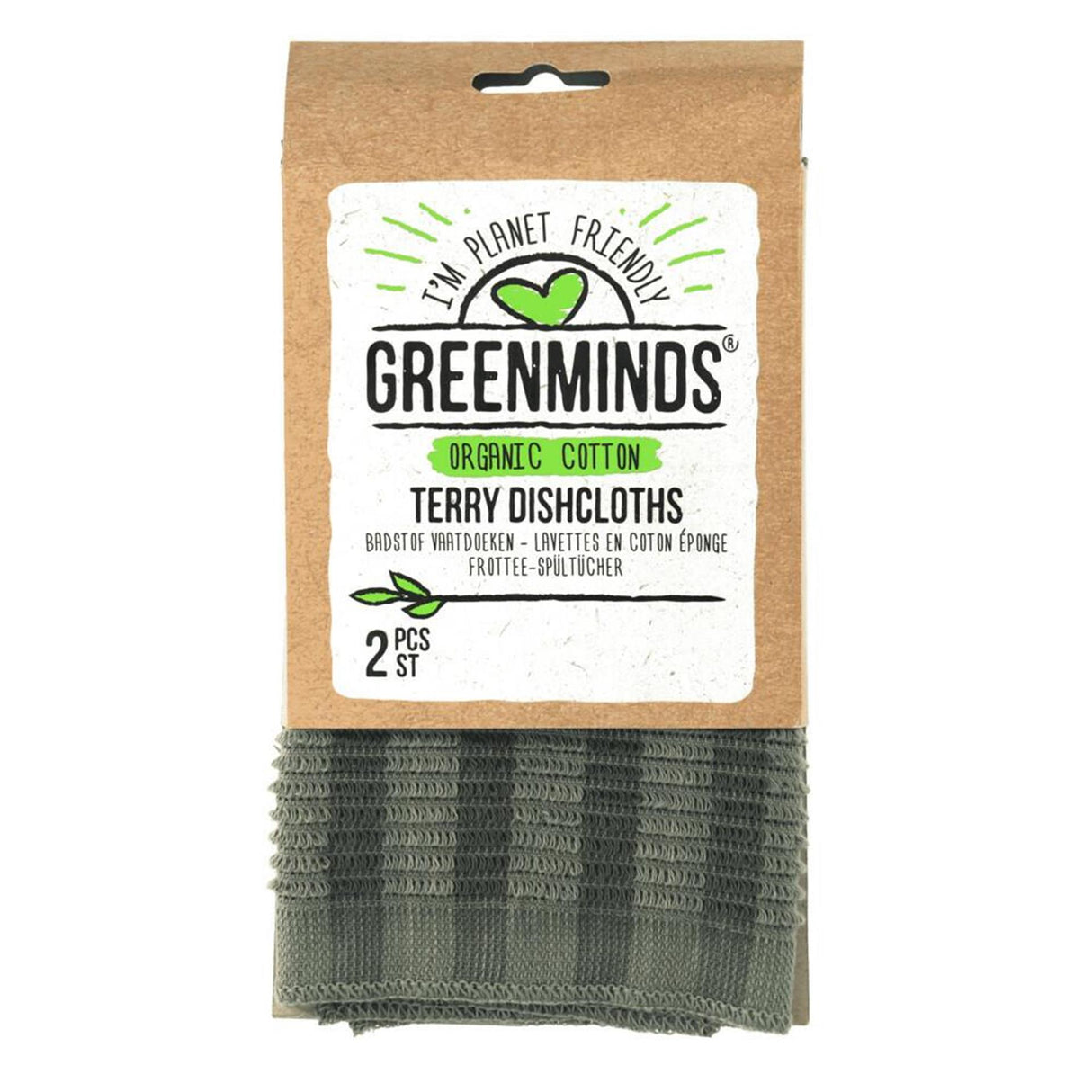 Greenminds badstof vaatdoeken 2st