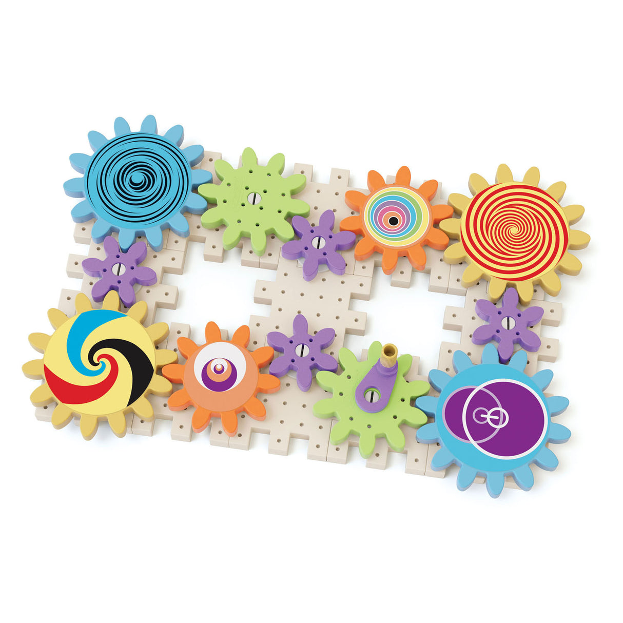 Quercetti constructiespeelgoed kaleido gears eco 38 delig