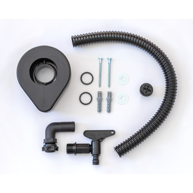 Harcostar 1066443 - regenton muurtank grijs 168l | 2 stuks