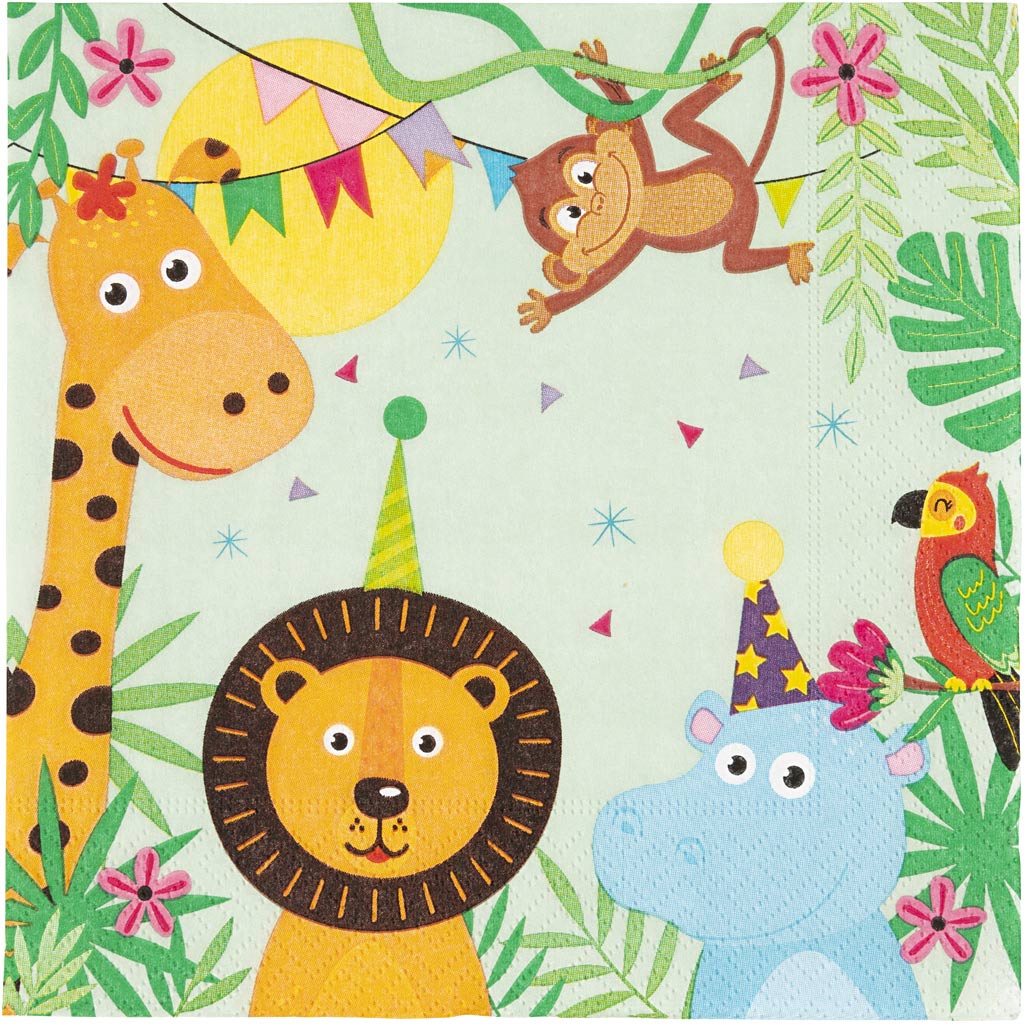 Http: www.cchobby.nl servetten-feest-beesten-afm-33x33-cm-20-stuk-1-doos