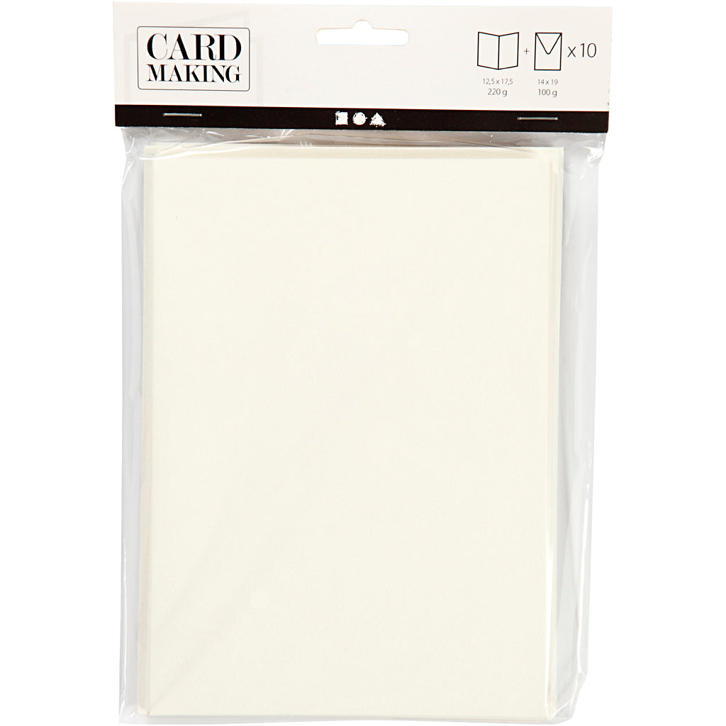 Creativ company http: www.cchobby.nl kaarten-en-enveloppen-afmeting-kaart-12-5x17-5-cm-afmeting-envelop-14x19-cm-off-white-10-set-1-doos