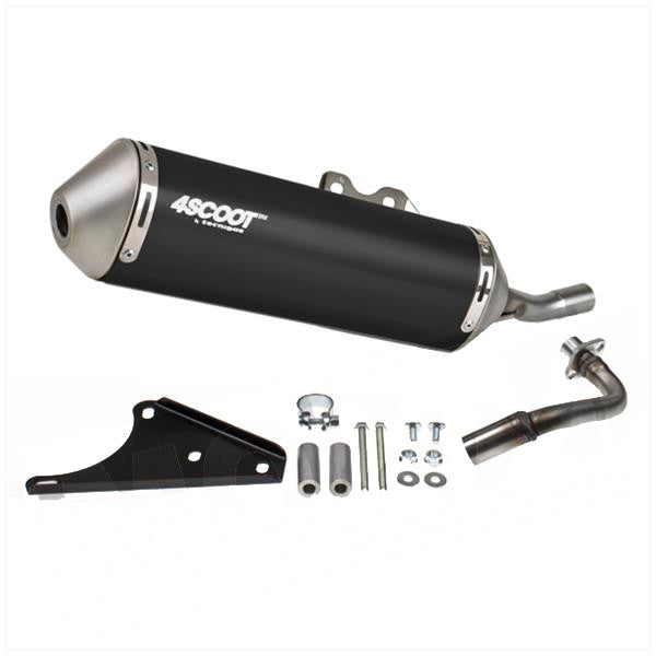 Tecnigas uitlaat 4scoot black | piaggio vespa 4t 2v