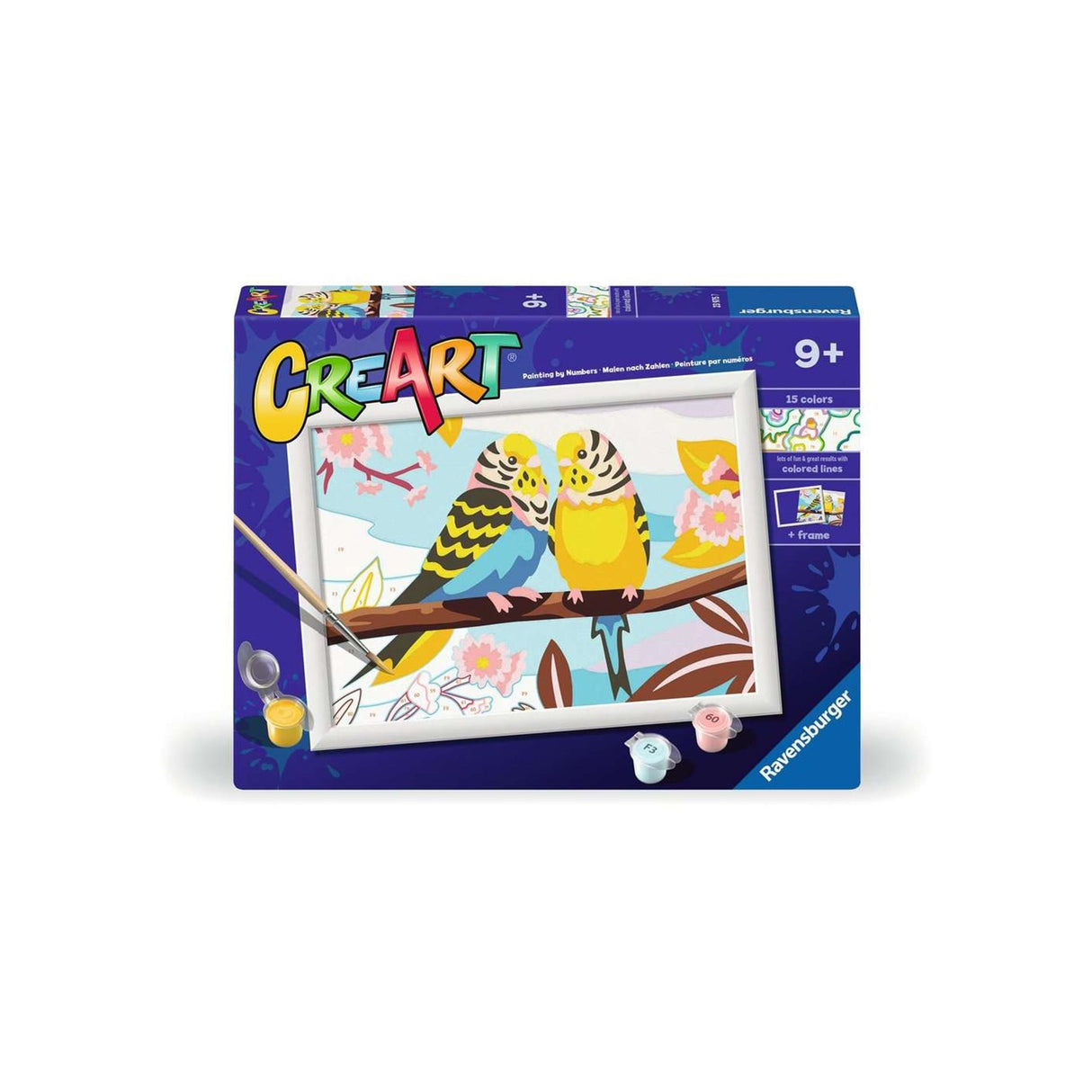 Ravensburger creart schilderen op nummer - papegaaien