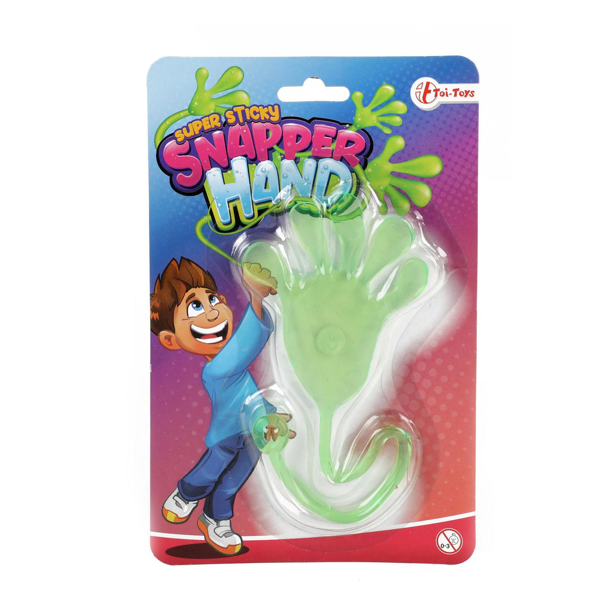 Toi-toys gekleurd plakhandje