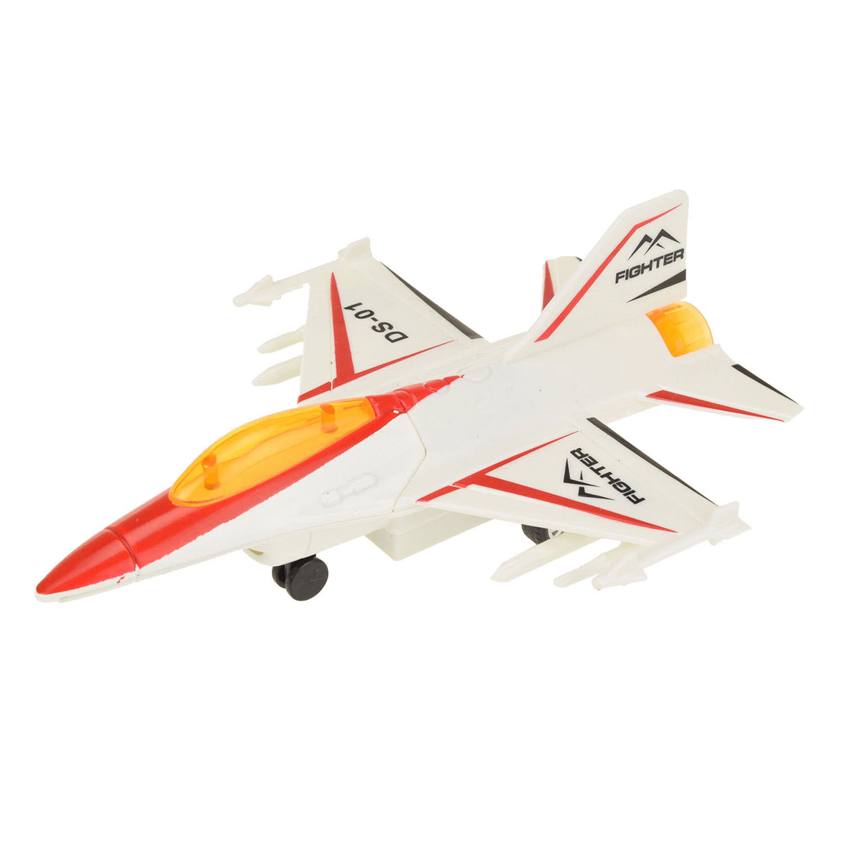 Toi-toys toi toys metal pullback vliegtuig (1 stuk) assorti