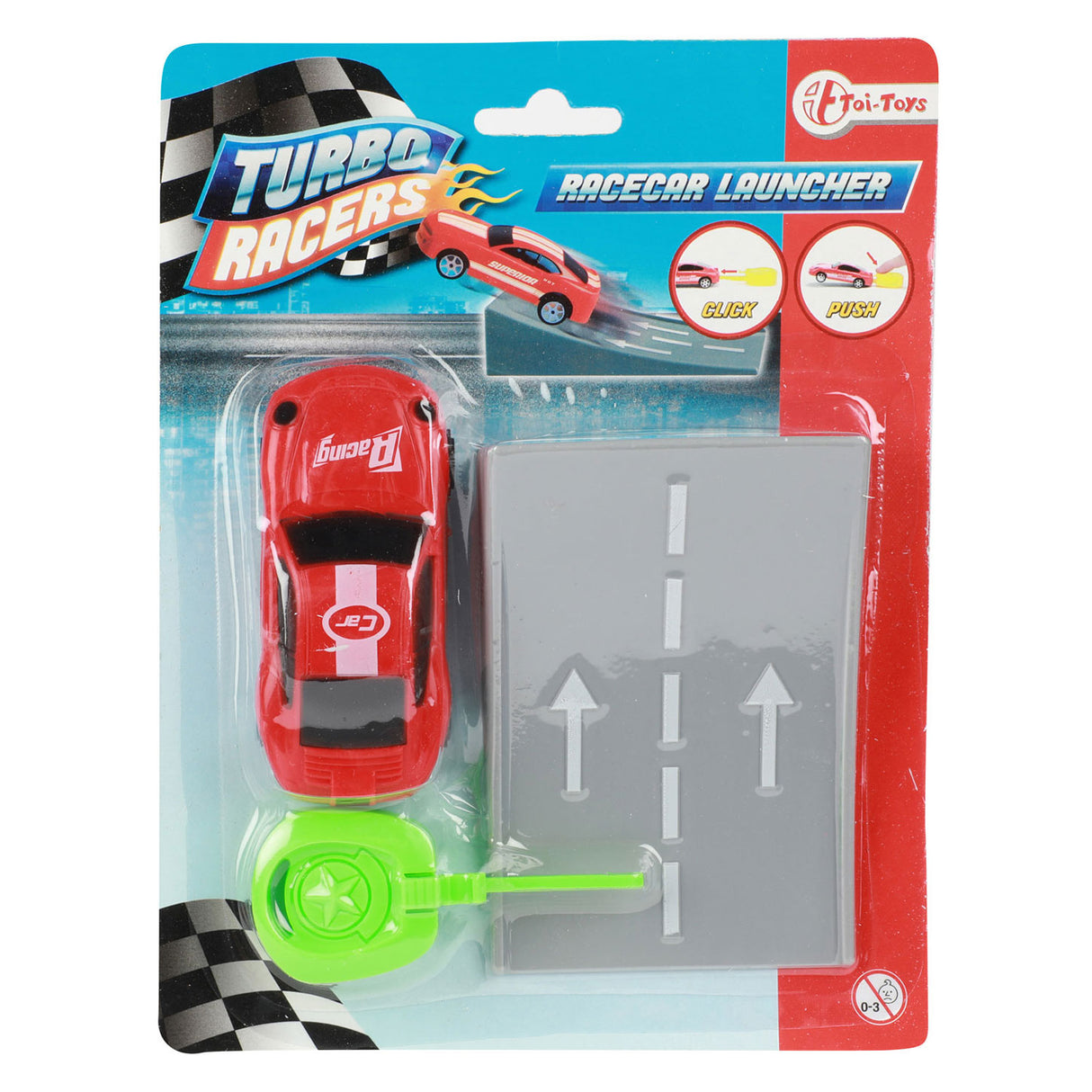 Turbo racers afschiet rallyauto met schans