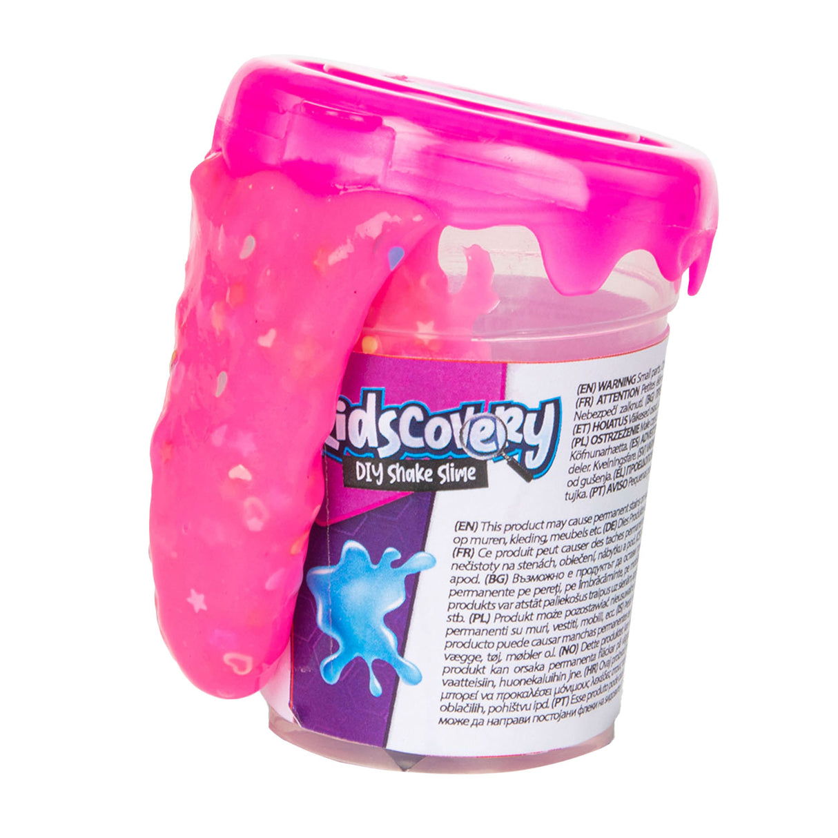 Toi-toys kidscovery maak slijm confetti shake 6 assorti