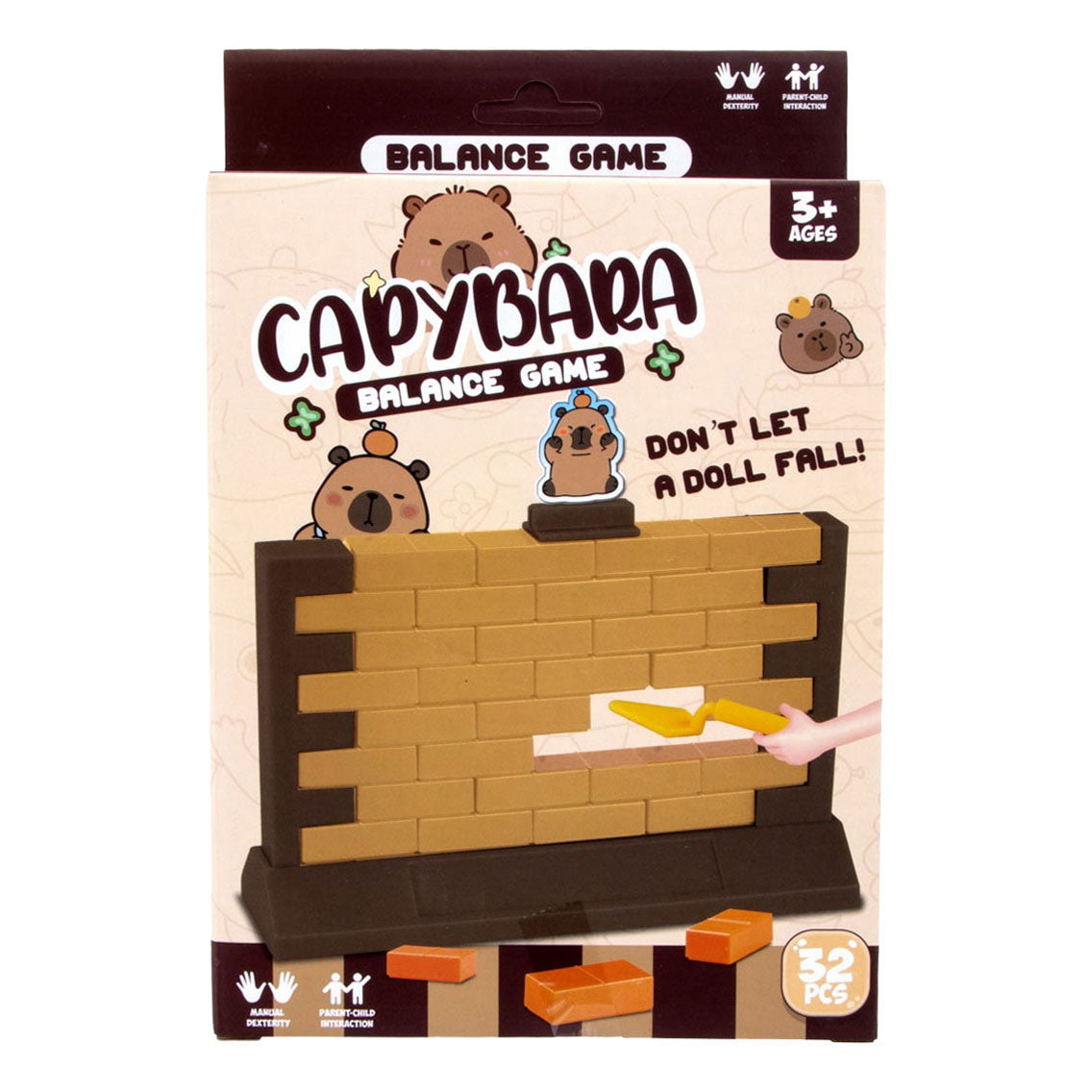 Jono toys capibara balansmuur spel
