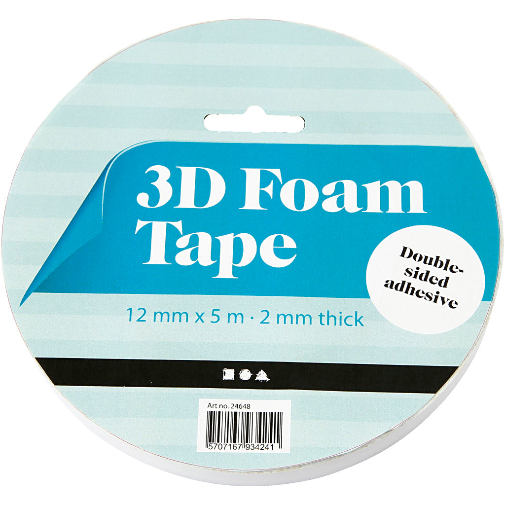 Creativ company http: www.cchobby.nl 3d-foam-tape-b-12-mm-dikte-2-mm-5-m-1-rol